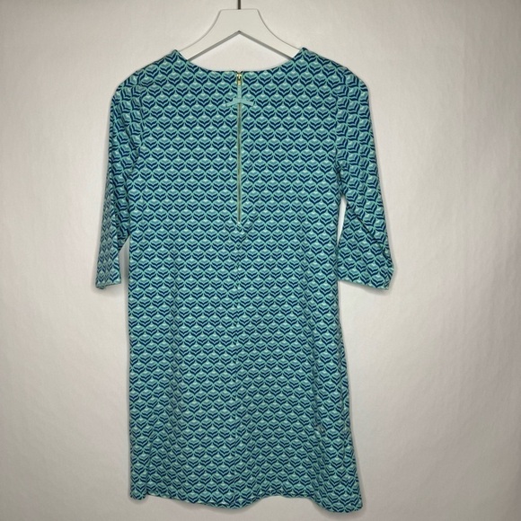 Vineyard Vines Girl Blue Patterned Dress - Picture 3 of 3